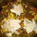 El cooksnap de Mariana Martinez de Ferrero cuando hizo Salteado de verduras con carne molida y huevos.