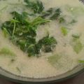 Cooksnap dari Ike Wiwit Saputri untuk resep Bobor pelangi (bayam, labu Siam dan wortel)