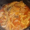 El cooksnap de Magdali Lara cuando hizo Pollo a la jardinera.
