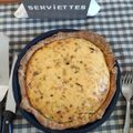 El cooksnap de Bichejo67 cuando hizo Quiche de gambas, puerros y calabacín.