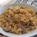 El cooksnap de Luisa cuando hizo Fideuá con carne.