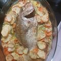 Cooksnap από ΠΑΡΑΣΚΕΥΗ ΜΑΛΙΝΔΡΕΤΟΥ στη συνταγή Φαγκρί λεμονάτο με κρασί στο φούρνο