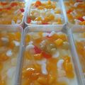 Cooksnap dari Syarifah Mira untuk resep Pudding Almond Susu topping fruit cocktail