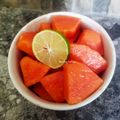 Cooksnap dari Nyonya Farhan untuk resep Pepaya Jeruk Nipis