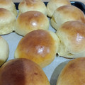 El cooksnap de Lucy cuando hizo Pan de papa para hamburguesas.