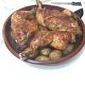 El cooksnap de Alicia Lagarto cuando hizo Cuartos traseros de pollo asados al horno con patatas nuevas.