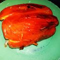 El cooksnap de Noemy cuando hizo Morrones rellenos.
