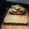 El cooksnap de Any cuando hizo Fainá de queso 🧀.