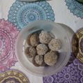 El cooksnap de Mariela cuando hizo Trufas de Avena y cacao.