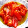 El cooksnap de Chefi Martinez cuando hizo Ensalada de Pimientos.