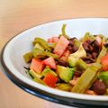 El cooksnap de Bibi García cuando hizo Ensalada de nopal y frijoles.