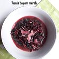 Cooksnap dari Mama fathan untuk resep Tumis Bayam Merah