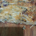El cooksnap de karolina perez cuando hizo Torta de queso y cebolla.