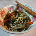 El cooksnap de Julieta Luján cuando hizo Sopa Kung Fu Panda o sopa oriental de fideos.