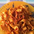 El cooksnap de Marta cuando hizo Pasta al Whisky.