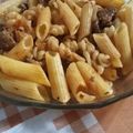 El cooksnap de Tania Zúñiga cuando hizo Fideos Salteados con Carne.