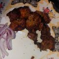 Muhammad Fazal's cooksnap of when they made Beef Tikka boti.