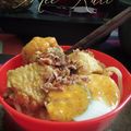 Cooksnap Norida Alias semasa beliau membuat Mee kari.