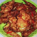 Cooksnap dari Rizky Khawe Kaizen untuk resep 23. Dakgangjeong (Korean Spicy Chicken Wings)