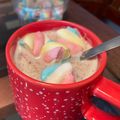 El cooksnap de Natalia K cuando hizo Chocolate Submarino.