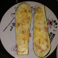 El cooksnap de Cintia cuando hizo Calabacín relleno de boloñesa vegetal.