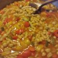 Cooksnap από touli στη συνταγή Ρεβύθια με λαχανικά και μακαρόνια !!! Σούπερ γεύση !!!