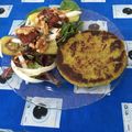 El cooksnap de Verónica cuando hizo Hamburguesa de guisantes y avena.