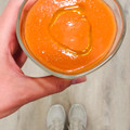 El cooksnap de Orange & Cinnamon cuando hizo Gazpacho vegano🌱vegetariana.