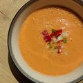Clare Knivett's cooksnap of when they made Gazpacho Soup.