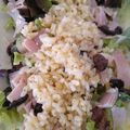 El cooksnap de María José cuando hizo Ensalada de arroz con aceitunas y jamón york.
