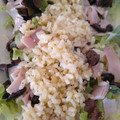 El cooksnap de María José cuando hizo Ensalada de arroz con aceitunas y jamón york.