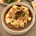 Asa Lu 的 清蒸鮮蝦豆腐盤（電鍋料理） cooksnap