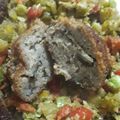El cooksnap de fernanda alvarenga cuando hizo Albóndigas de berenjena con salsa de tomate natural 🍆🍅.