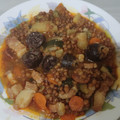 El cooksnap de ELi Rull cuando hizo Lentejas de bote con verdura y chorizo, morcilla y patata.