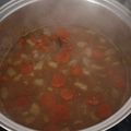 El cooksnap de Enrique Miguel Carnicero cuando hizo Lentejas con verduras.