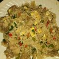 El cooksnap de Gustavo Bustamante cuando hizo Arroz chaufa.