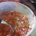 El cooksnap de a.gabriela lizondo cuando hizo Salsa Criolla.