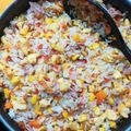 El cooksnap de Grace Villalba cuando hizo Arroz frito casero.