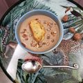 Cooksnap de Mi Jo sur la recette Velouté de châtaignes et graines de courges soufflées