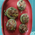 El cooksnap de Cristina de Castro cuando hizo Champiñones rellenos con jamón.
