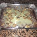 El cooksnap de Cristina Calle Guerra cuando hizo Brownie de chocolate con nueces caramelizadas.