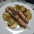 El cooksnap de Gerardo García Peña cuando hizo Salmón al horno.