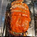 Jacob Kilbourne's cooksnap of when they made Applesauce Turkey Meatloaf.