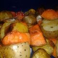 El cooksnap de Rosana Oli cuando hizo Verduras al horno con un toque dulzón.