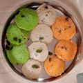Sejal Pithdiya's cooksnap of when they made ત્રીરંગી ઇડલી (Trirangi Idli Recipe In Gujarati).