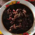 Cooksnap Master Sun semasa beliau membuat Daging Kicap Black Pepper Campur Kacang Panjang.