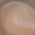 El cooksnap de Ari Rodriguez cuando hizo Salmorejo de sandía y hierbabuena 🍉🍉🌿🌿.