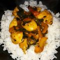 Samantha's cooksnap of when they made Mongolian Chicken.
