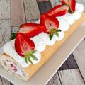 El cooksnap de Encarna Pérez (La Cocina De Encarni) cuando hizo Brazo de gitano con nata y fresas.