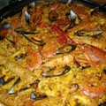 El cooksnap de puntocid cuando hizo Paella de bogavante en fuego de leña.